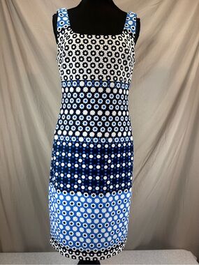 Karl Lagerfeld Paris Floral Sheath Pencil Dress Black Multi - Size 8